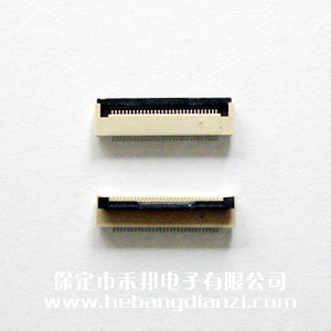 FPC座30P翻盖 间距(jù)0.5
